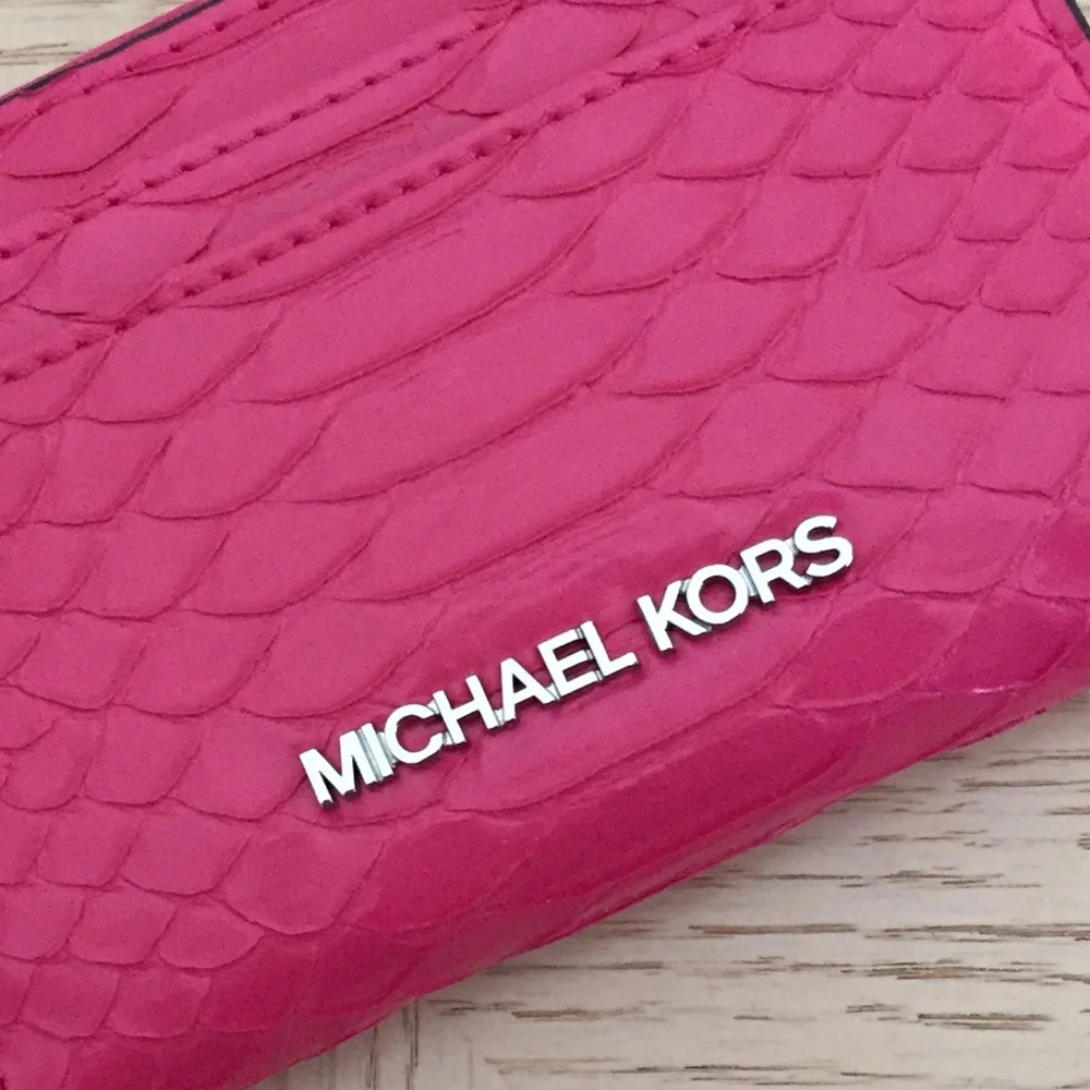 Michael Kors Electric Pink Card Case